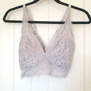 American Eagle/Aerie XL Light Gray Bra, No Underwire